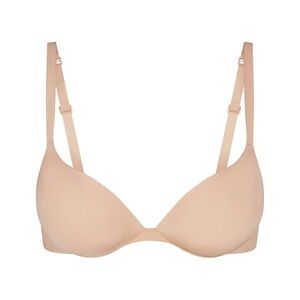 SKIMS Tan Everyday Bra with Adjustable Straps